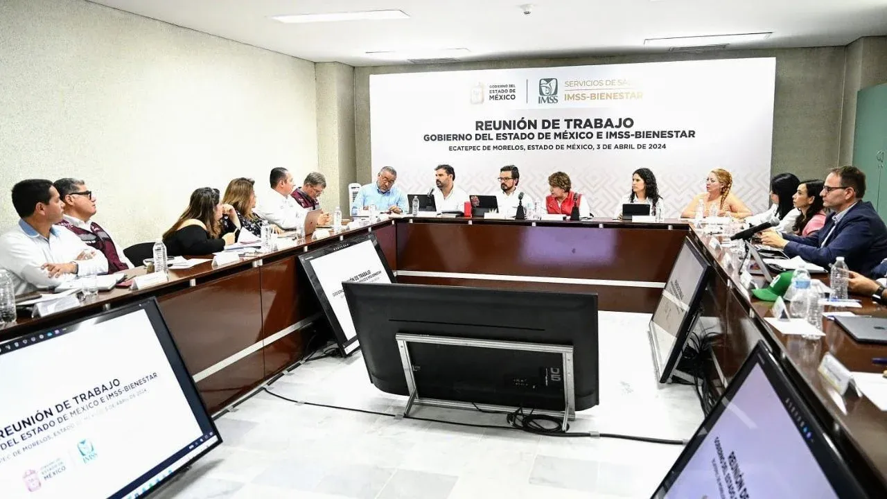 Supervisan IMSS y gobierno del Edomex avances sobre federalización del sistema de salud al modelo IMSS-Bienestar