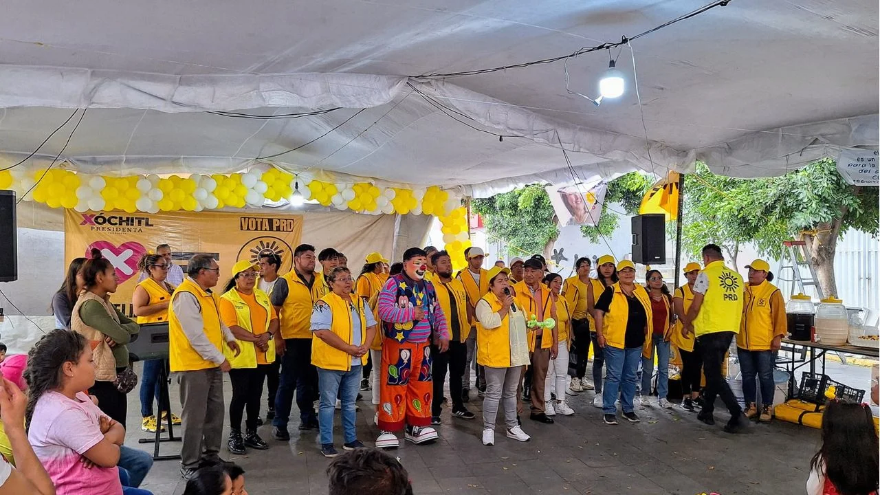 Festeja PRD El Día del Niño en Naucalpan centro con distintas actividades recreativas y culturales