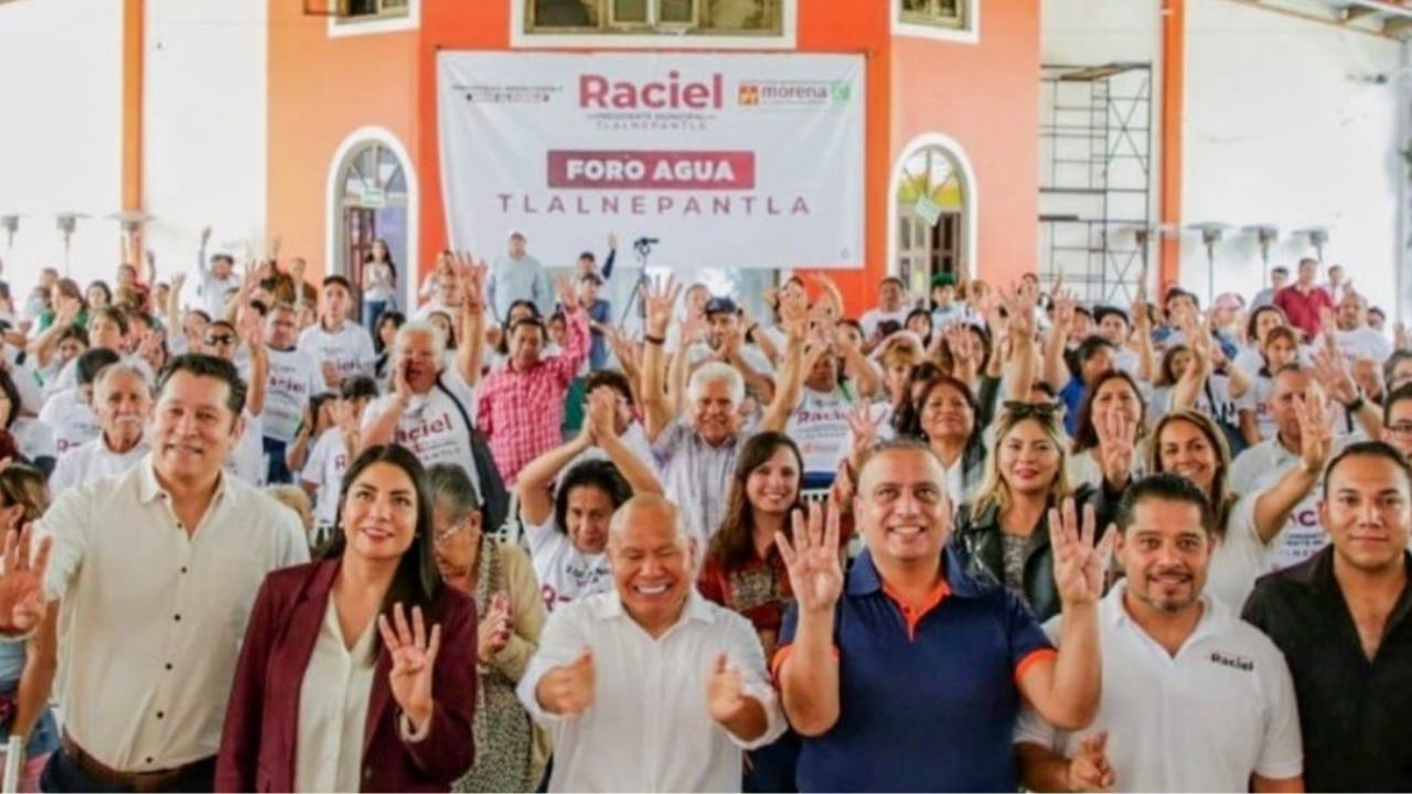 Trabajaré con Claudia Sheinbaum un proyecto sustentable en materia hídrica para Tlanepantla Raciel Pérez Cruz