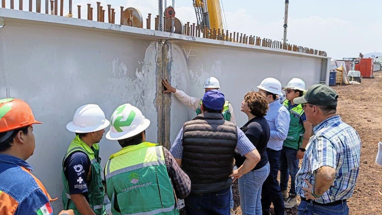 Inicia GEM colocación de trabes de carga en el viaducto elevado del Trolebús Chalco Santa Martha