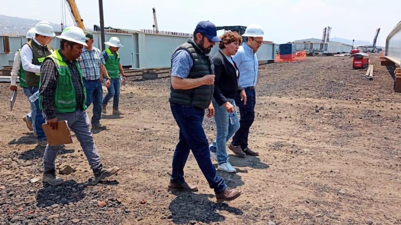 Inicia GEM colocación de trabes de carga en el viaducto elevado del Trolebús Chalco Santa Martha