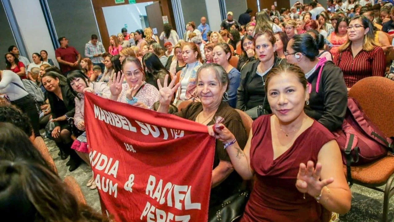 Claudia Sheinbaum y Raciel Pérez apuestan a construir la paz de la mano de las mujeres Olga Sánchez Cordero