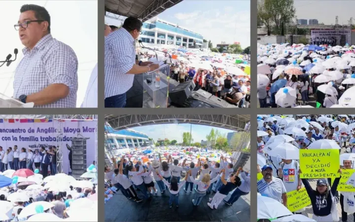 Angélica Moya garantiza cumplimiento de los derechos laborales a trabajadores municipales de Naucalpan
