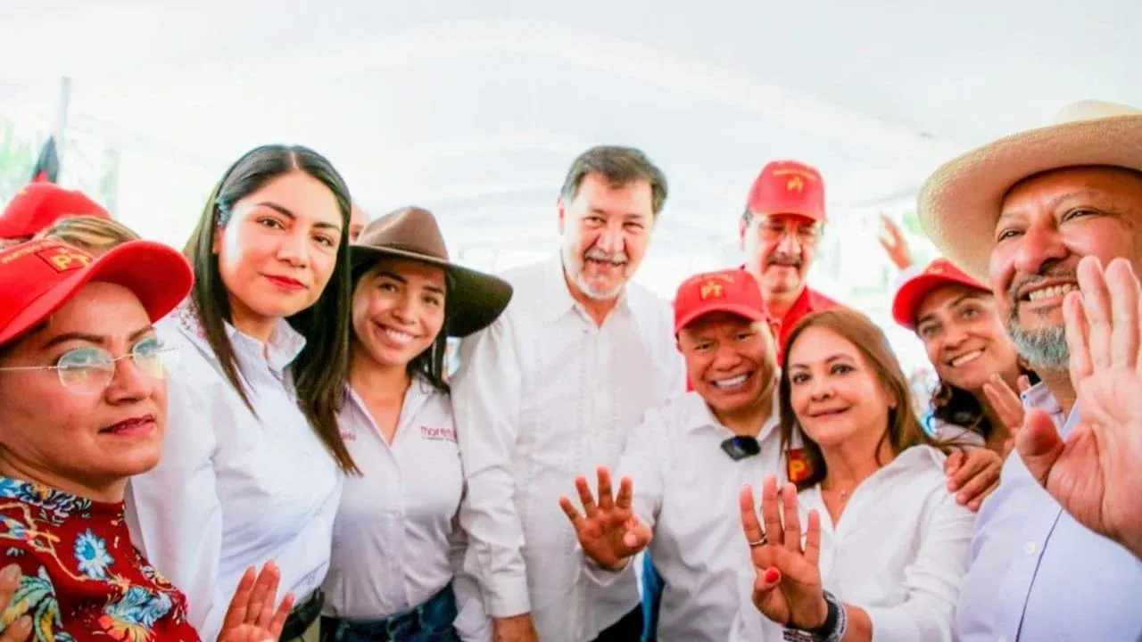 Con la presencia de Gerardo Fernández Noroña en Tlalnepantla el PT da su pleno respaldo a Raciel Pérez Cruz