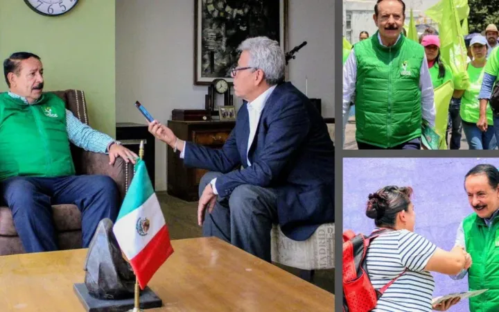 Confía José Luis Durán candidato de morena, PT y PVEM en ganar el Distrito Electoral Federal 024, con cabecera en Naucalpan