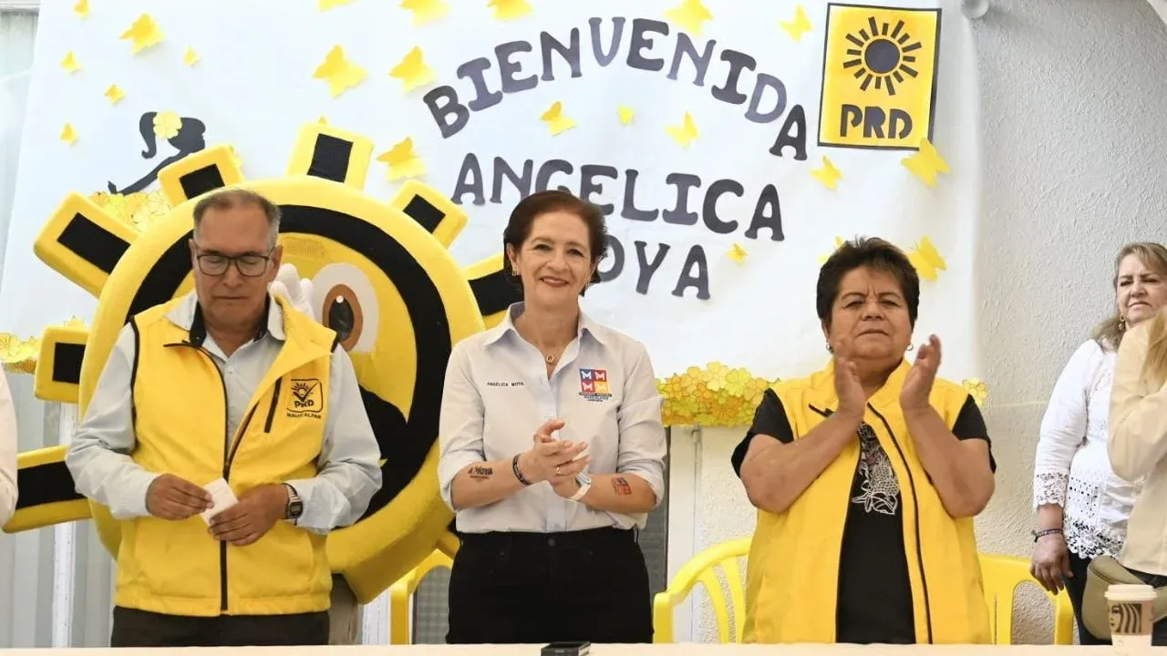 Confirman perredistas de Naucalpan apoyo total a Angélica Moya, rumbo al 2 de junio