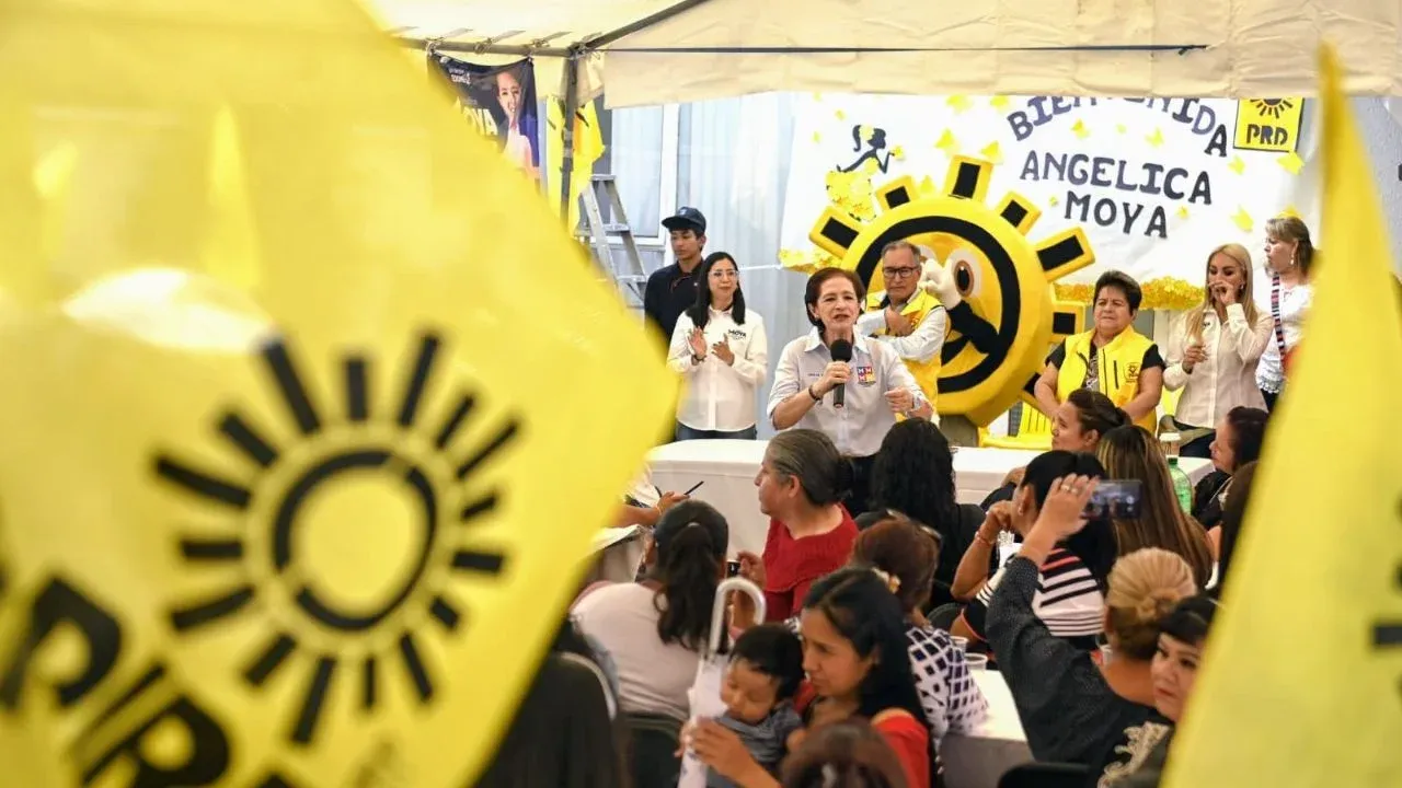Confirman perredistas de Naucalpan apoyo total a Angélica Moya, rumbo al 2 de junio