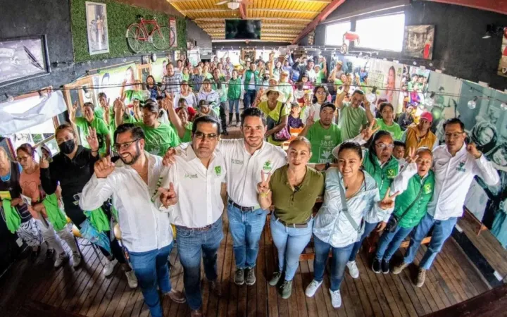 Desfondan al PRI en Los Volcanes; ex Presidentes de Comité, ex diputada y ex alcalde municipal llegan a la Familia Verde
