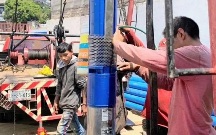 El Oapas Naucalpan da mantenimiento continuo a pozos de agua para reforzar la infraestructura municipal