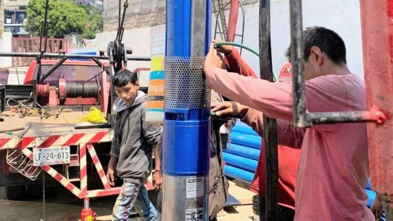 El Oapas Naucalpan da mantenimiento continuo a pozos de agua para reforzar la infraestructura municipal