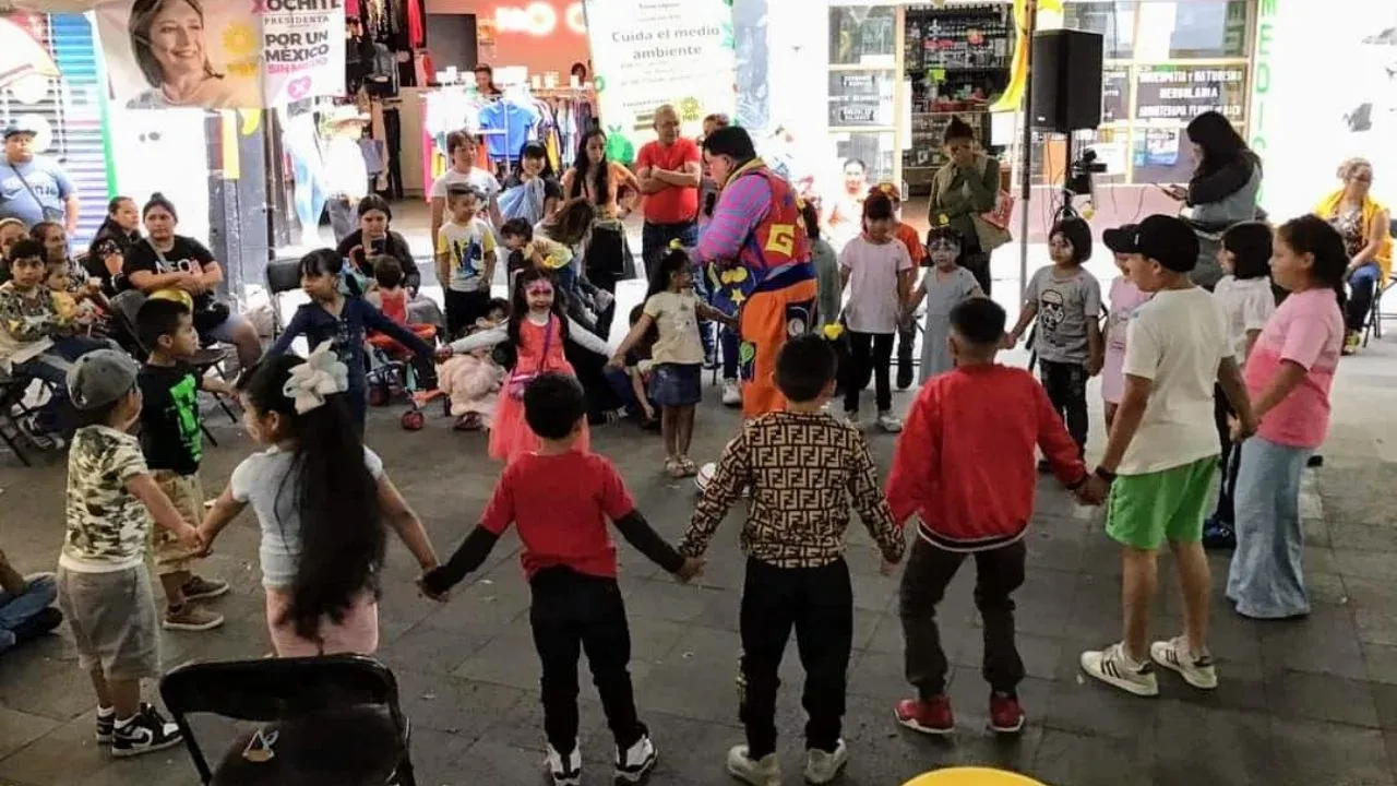 Festeja PRD “El Día del Niño” en Naucalpan centro con distintas actividades recreativas y culturales