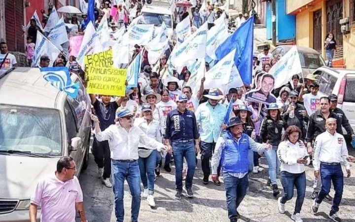 Impacta Caminata de Candidatos de Fuerza y Corazón por el Estado de México en la Cuenca de San Mateo en Naucalpan