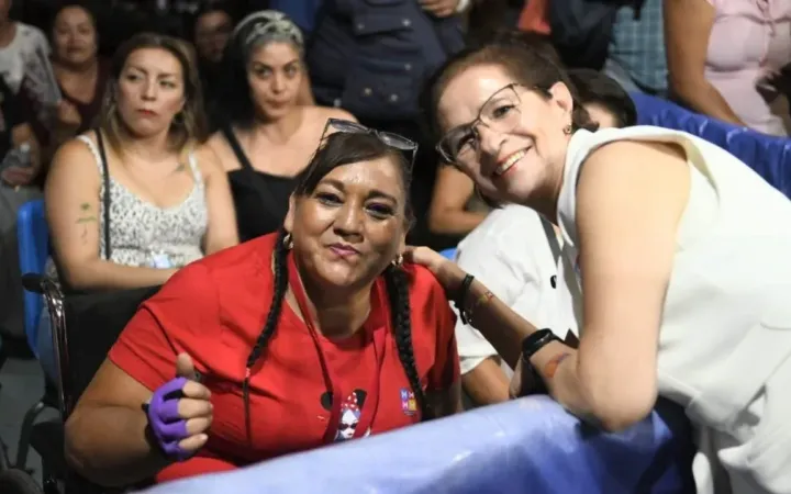 “Knockout en la Arena Naucalpan, la antigua KO. Algusto” …