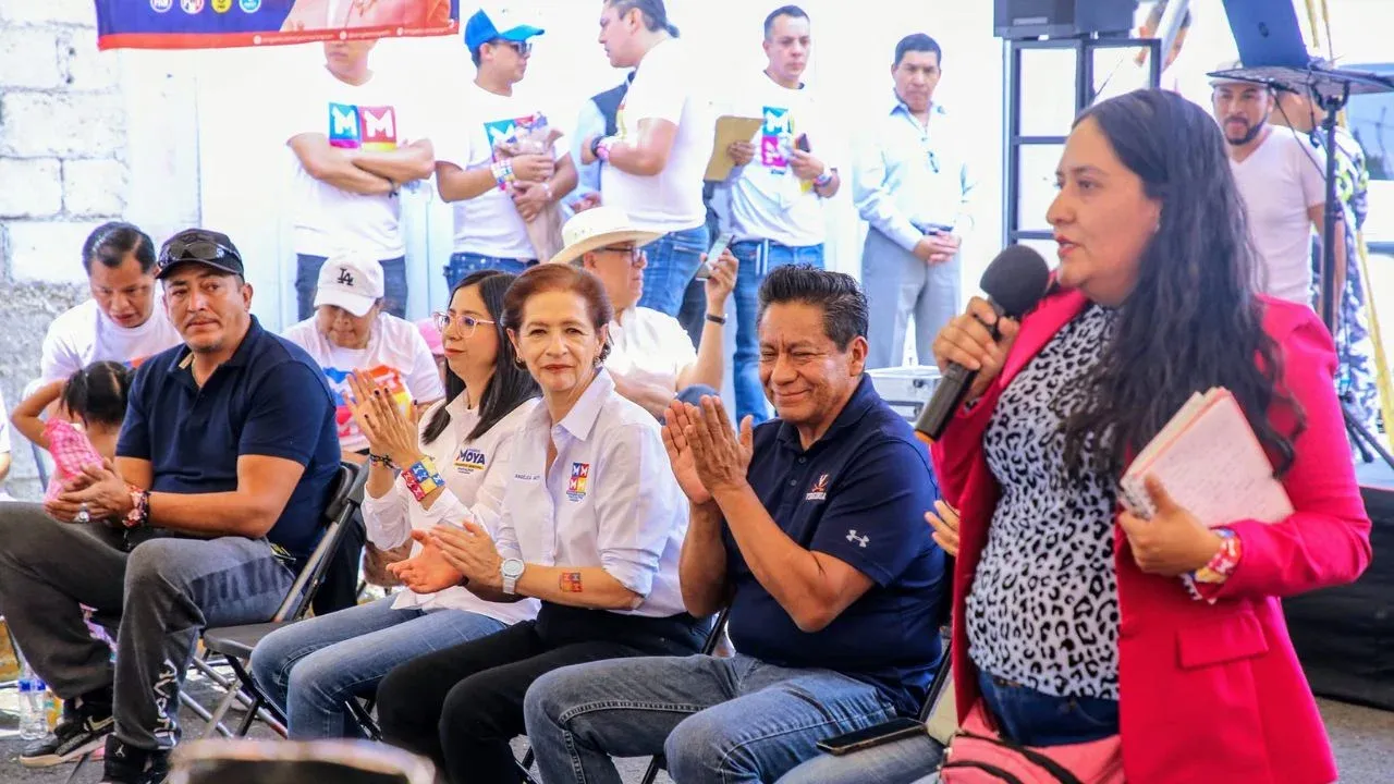 Llama Angélica Moya Marín a colonias populares de Naucalpan a convertirse en la Resistencia contra la destrucción de morena