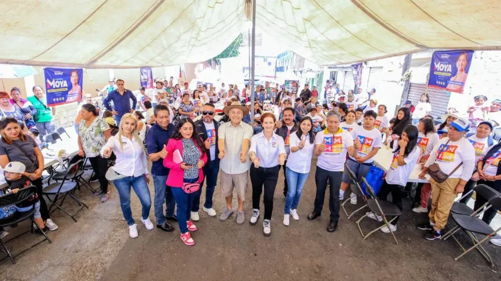 Llama Angélica Moya Marín a colonias populares de Naucalpan a convertirse en la Resistencia contra la destrucción de morena