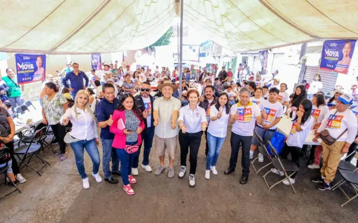 Llama Angélica Moya Marín a colonias populares de Naucalpan a convertirse en la Resistencia contra la destrucción de morena