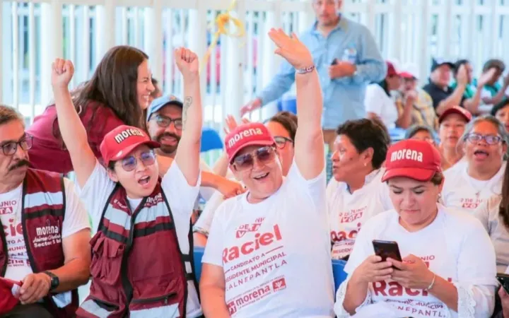 Llama Raciel Pérez Cruz al voto masivo en Tlalnepantla por morena, PT y PVEM