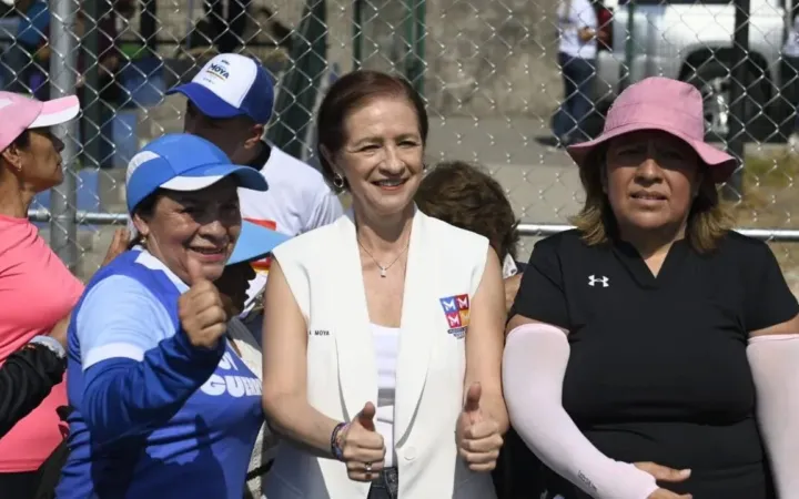 Reconocen deportistas de Naucalpan apoyo por parte de la candidata Angélica Moya
