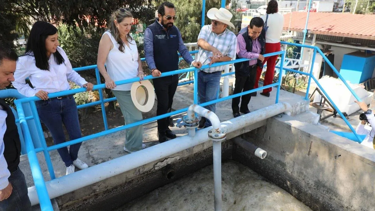 Rehabilitan planta de tratamiento de aguas residuales Naucalli