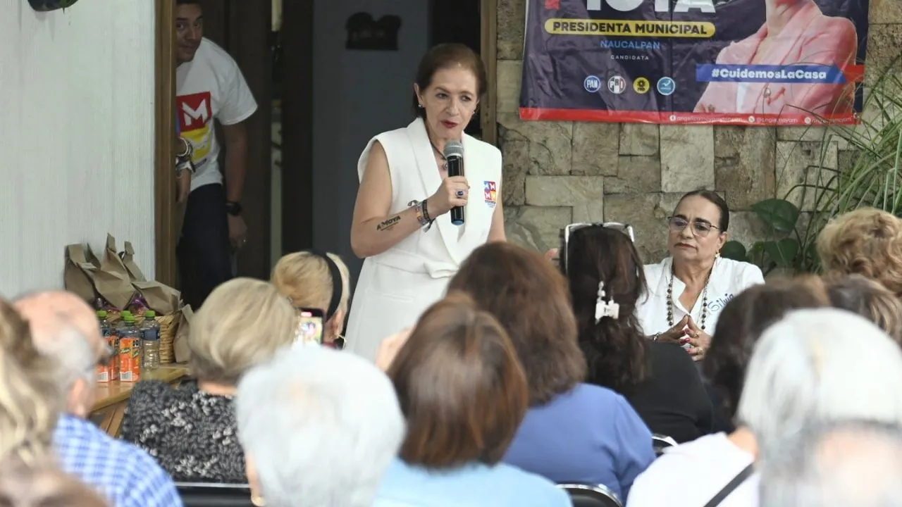 Vecinos de Echegaray apoyan propuesta de Angélica Moya para Naucalpan