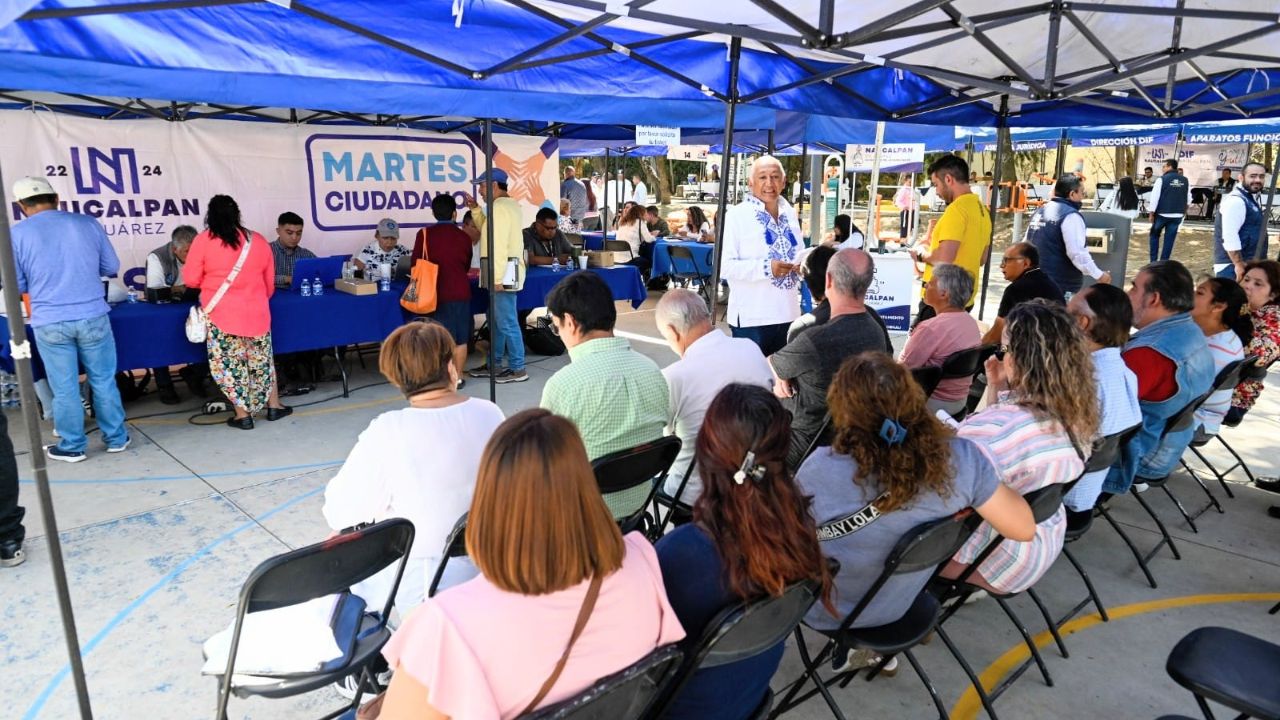 Reinicia Martes Ciudadano en Naucalpan han participado más de 5 mil 300 vecinos en el programa