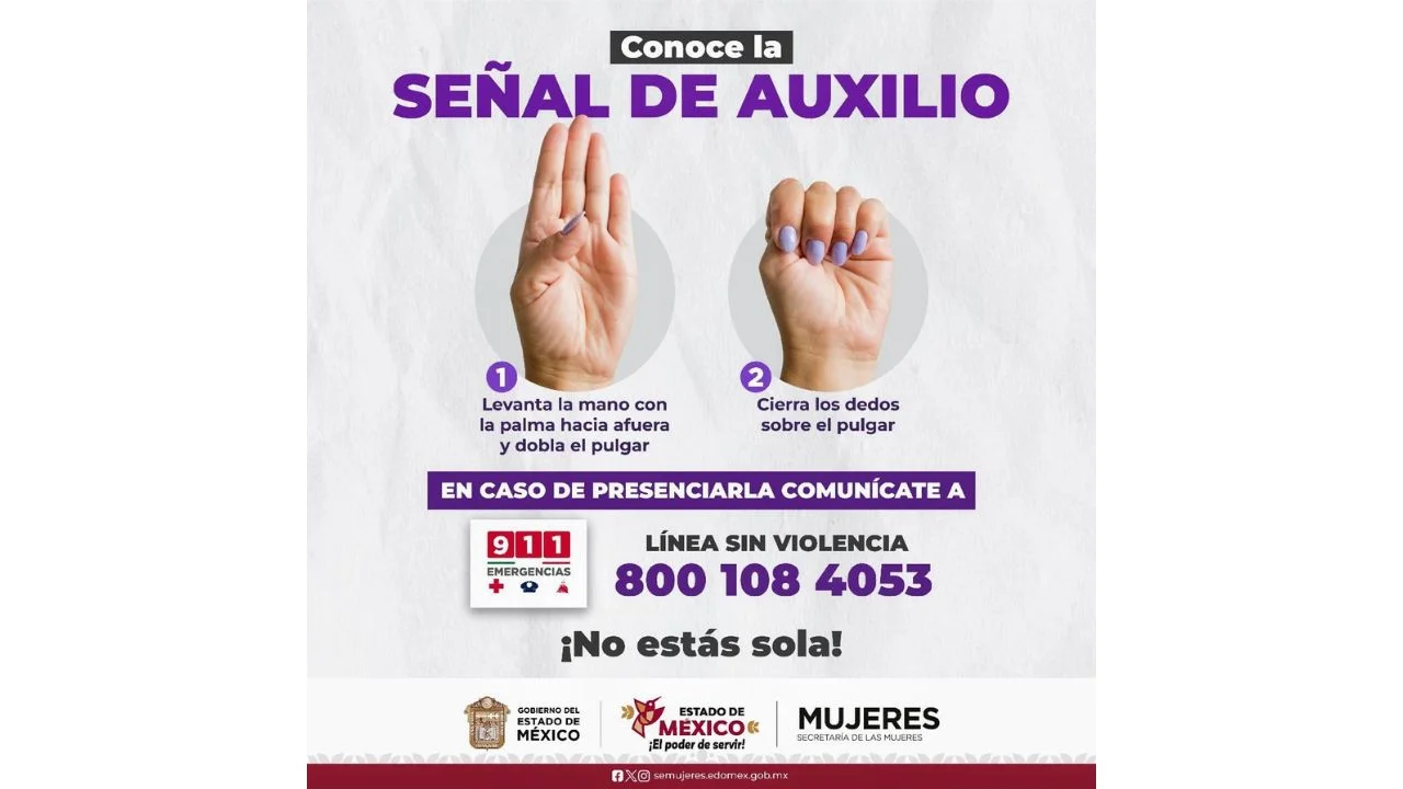 Participa Secretaría de Bienestar de Edomex en campaña de alertas de violencia de género