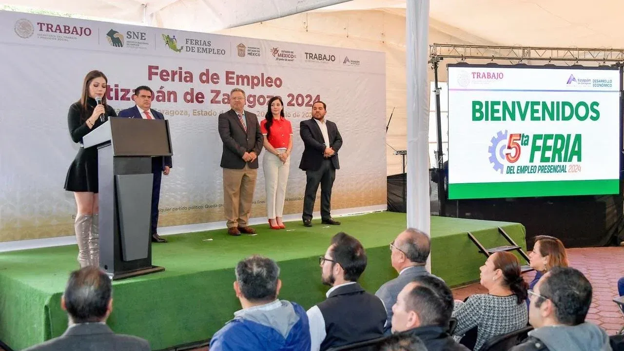 Combaten la falta ddel empleo presencial 2024 ene trabajo con la 5a feria Atizapán de Zaragoza