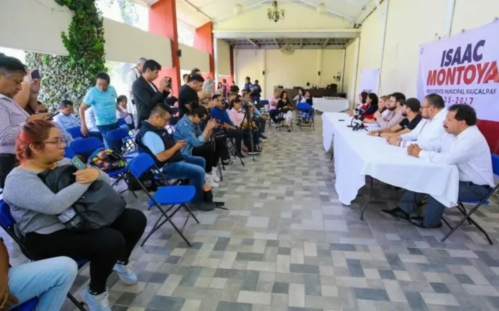 Isaac Montoya promete un gobierno sencillo, abierto y transparente para Naucalpenses