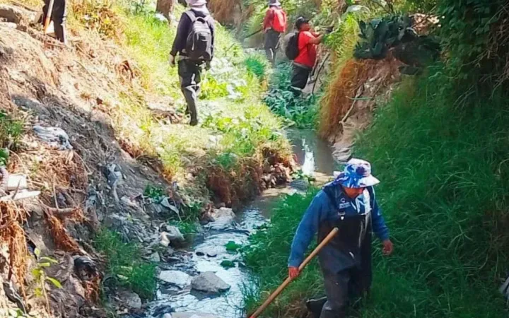 Limpia SAPASA barrancas, lechos de ríos y cárcamos en Atizapán de Zaragoza