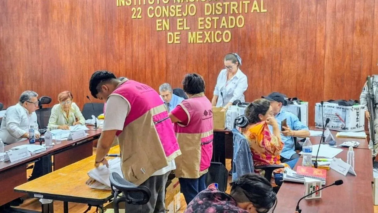 Mantienen en Naucalpan sesión ininterrumpida de Cómputos Distritales Federal, local y municipal de elección del 2 de junio
