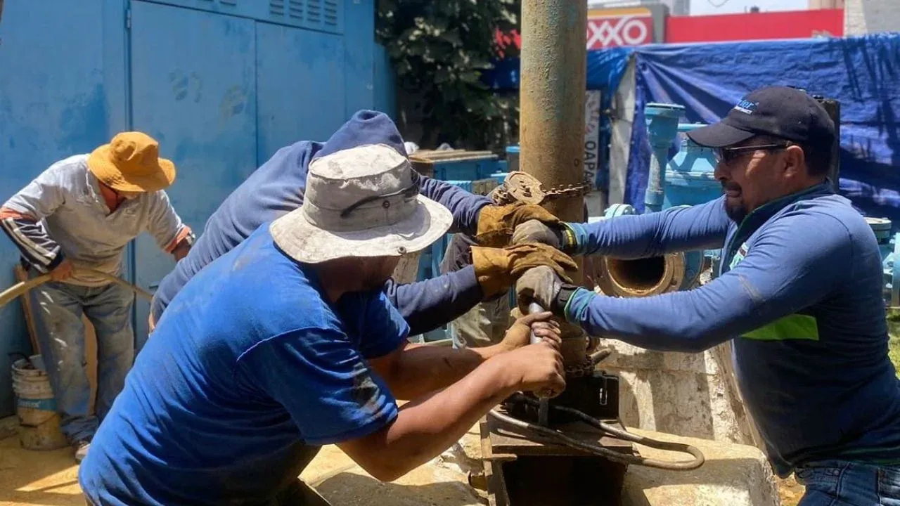 Reparados el Pozo Santa Cruz Del Monte y la Planta de Bombeo Diplomáticos en Naucalpan
