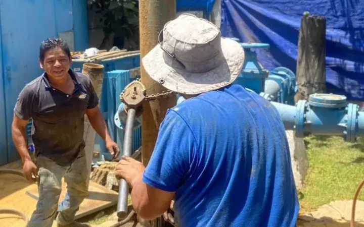 Reparados el Pozo Santa Cruz Del Monte y la Planta de Bombeo Diplomáticos en Naucalpan