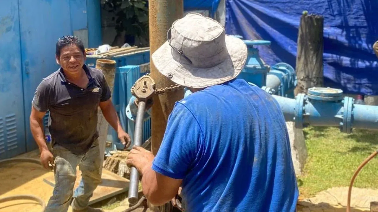 Reparados el Pozo Santa Cruz Del Monte y la Planta de Bombeo Diplomáticos en Naucalpan