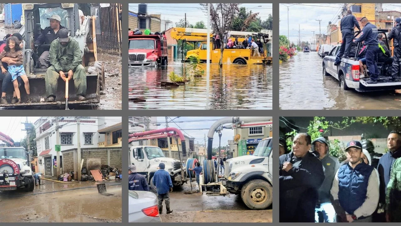 Instruye Gobernadora Delfina Gómez Álvarez supervisión en municipios del Edomex afectados por las lluvias