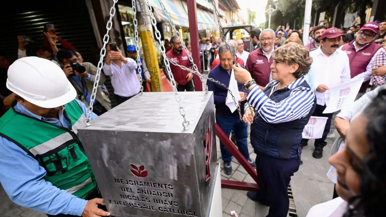 El GEM destina 438 mdp para construcción del teatro al aire libre en Tepetlaoxtoc y rehabilitación del mercado de Texcoco