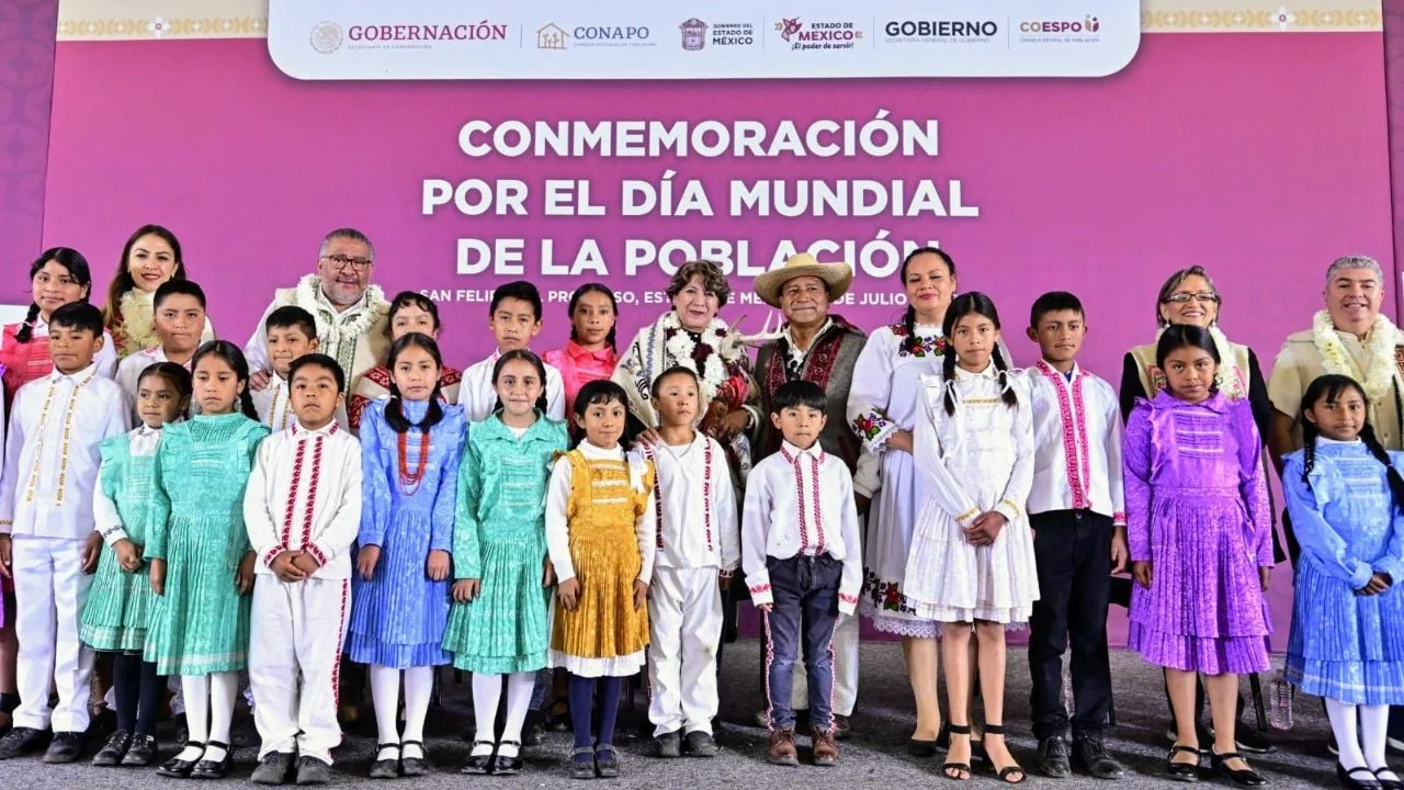 Es tiempo de las mujeres asegura la Gobernadora Delfina Gómez Álvarez al Conmemorar el Día Mundial de la Población