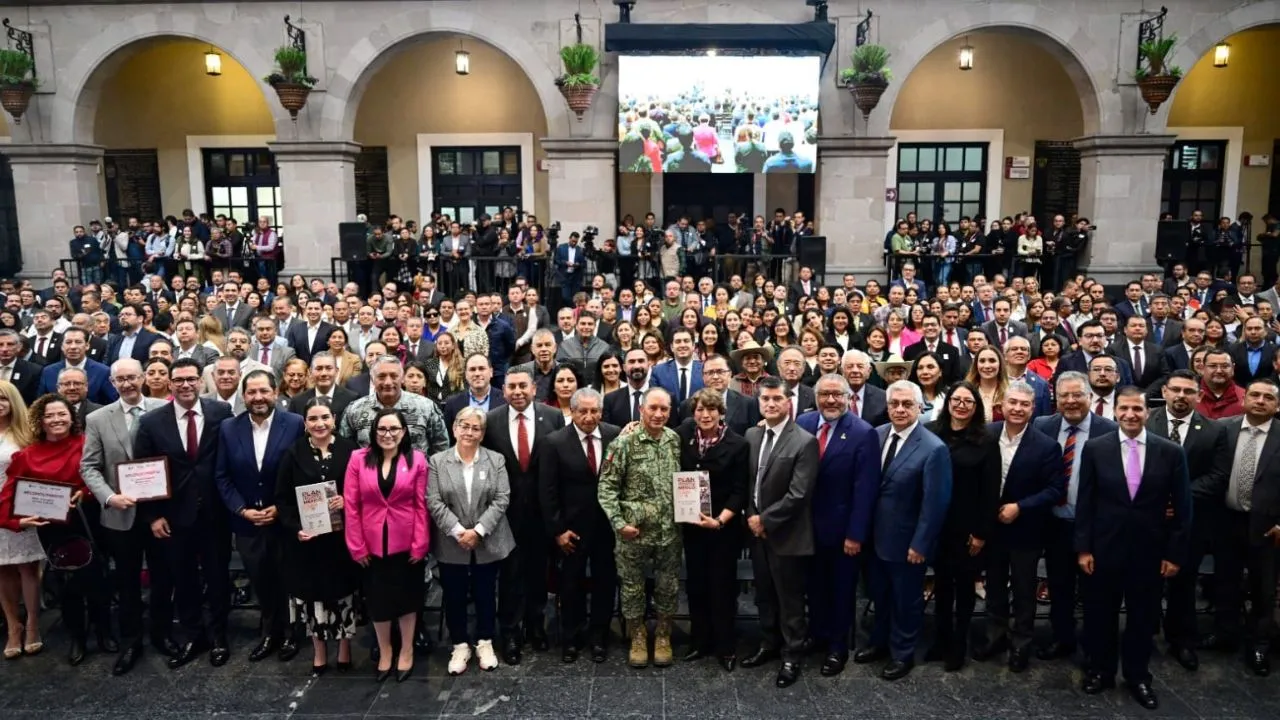 Gobernadora Delfina Gómez Álvarez presenta el Plan de Desarrollo del Edomex “Mandato del Pueblo para el Cambio”