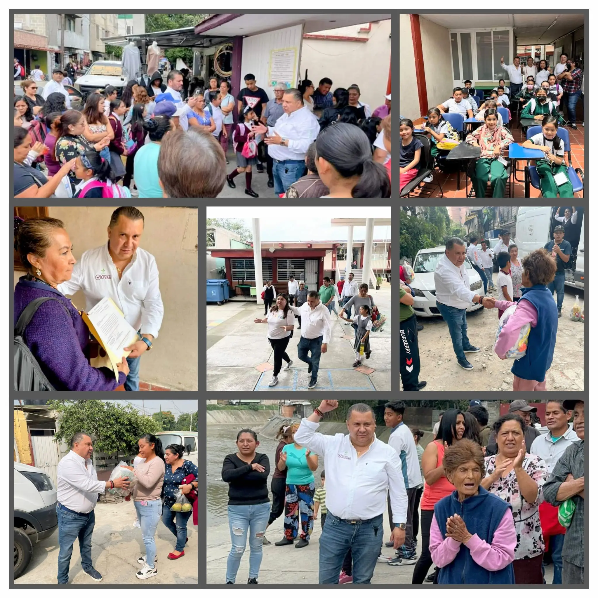 Entrega a vecinos apoyos materiales y en especie Asociación Civil Sembrando Con Olivas en comunidades de Naucalpan Mario Ruiz Centrando la Nota Centrando La Nota