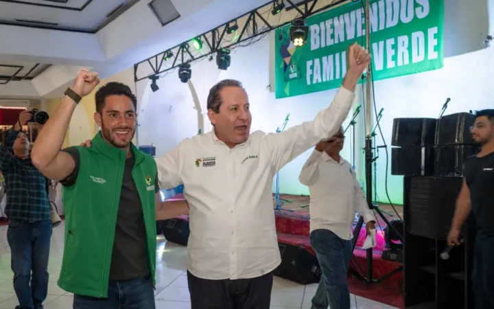 Distingue Eruviel Ávila a “Pepe” Couttolenc y al Verde Edomex como los que más aportaron votos a Sheinbaum en el país