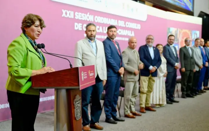 Gobernadora Delfina Gómez Álvarez inaugura la XXII Sesión Ordinaria del Consejo de Cuenca Lerma-Chapala