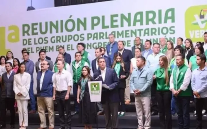 Legisladores del PVEM refrendan su compromiso con Claudia Sheinbaum, primera presidenta de México