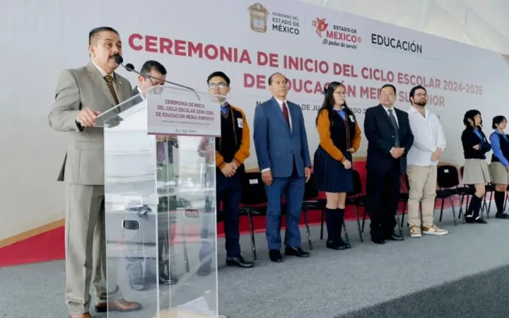 Más de 670 mil estudiantes de media superior inician el ciclo escolar 2024-2025 en la entidad mexiquense