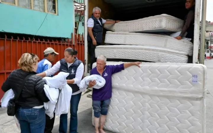 Naucalpan apoya a familias afectadas por la lluvia