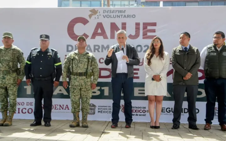 Ponen en marcha programa de Desarme Voluntario 2024 en Ecatepec