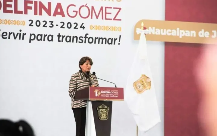 Destina Gobernadora Delfina Gómez más de 13 mil mdp a programas de bienestar - presenta su primer informe regional en Naucalpan