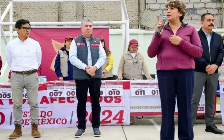 Exitoso regreso a clases en 22 escuelas de Chalco; Gobernadora Delfina Gómez anuncia segundo censo de bienestar para afectados