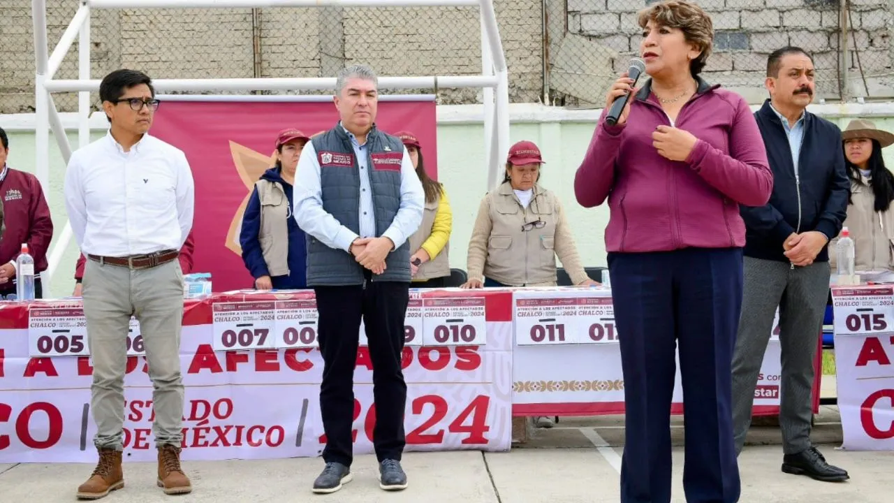 Exitoso regreso a clases en 22 escuelas de Chalco; Gobernadora Delfina Gómez anuncia segundo censo de bienestar para afectados