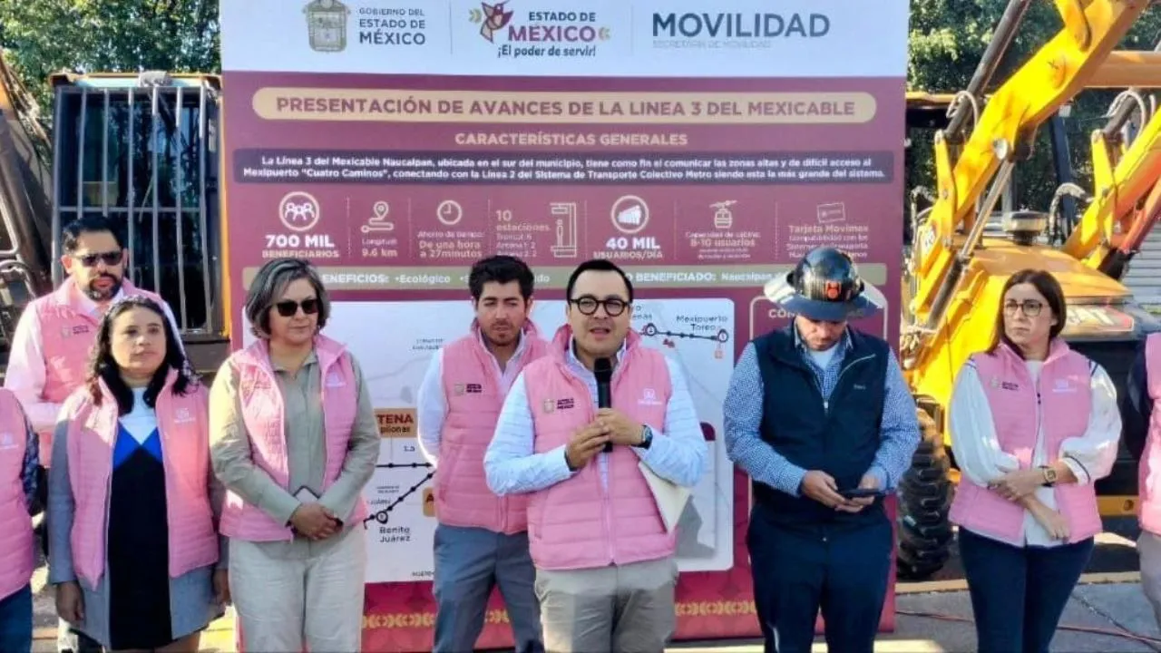 Anuncia GEM Línea III del Mexicable de Chamapa a Cuatro Caminos en Naucalpan