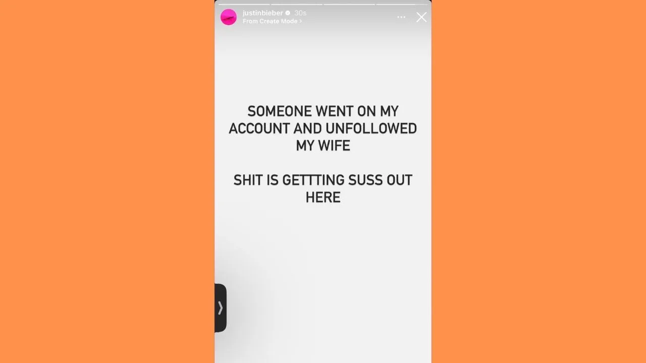 Justin Bieber aclara rumores tras dejar de seguir a su esposa Hailey en Instagram