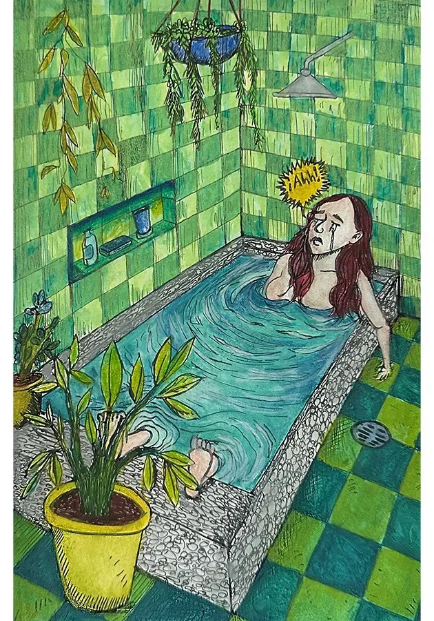 La frialdad del agua